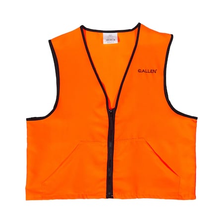 Allen Co Deluxe Blaze Orange Safety & Hunting Vest, Medium 15765